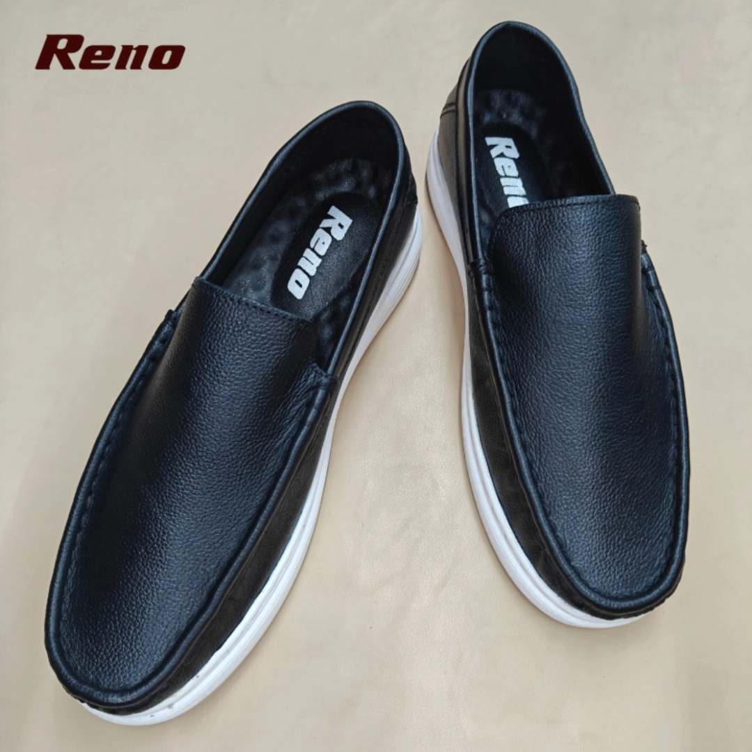 Reno Leather Casual-Loafer-Black-RL3117